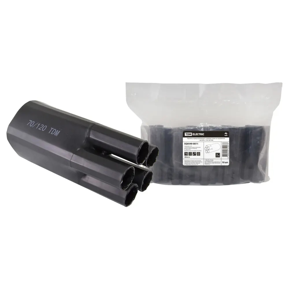 Фото Перчатка термоусаживаемая TDM Electric 5ПТк-1-70/120 Фото Перчатка термоусаживаемая TDM Electric 5ПТк-1-70/120