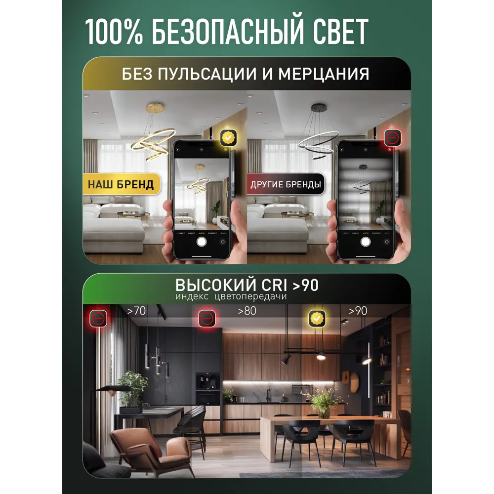 Фото 9 Люстра потолочная светодиодная Natali Kovaltseva INNOVATION STYLE 83002 BLACK с пультом управления 1 лампа 18 м² цвет черный Фото 9 Люстра потолочная светодиодная Natali Kovaltseva INNOVATION STYLE 83002 BLACK с пультом управления 1 лампа 18 м² цвет черный