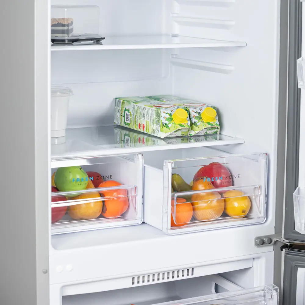 Фото 10 Отдельностоящий холодильник Бирюса M551 58x145 см цвет серебристый металлик Фото 10 Отдельностоящий холодильник Бирюса M551 58x145 см цвет серебристый металлик