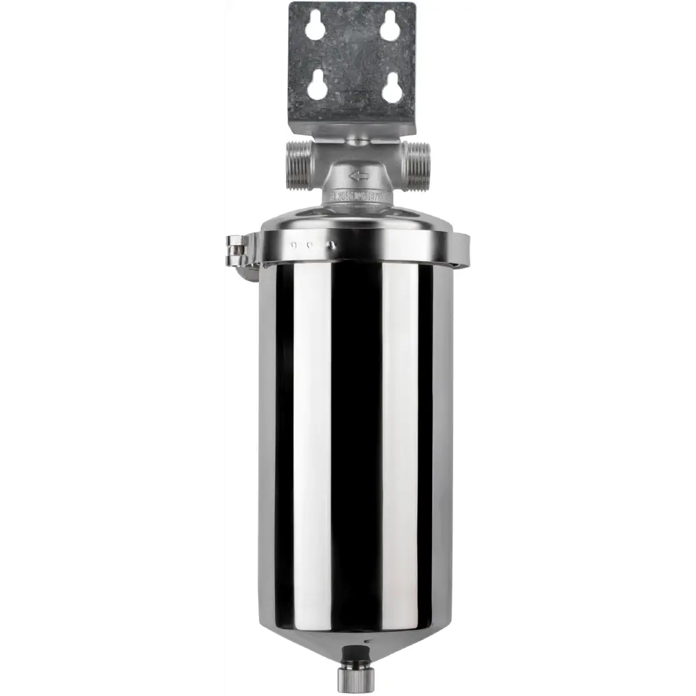 Фото 3 Корпус фильтра Гейзер BB10 для ХВС 1" НР нержавеющая сталь Фото 3 Корпус фильтра Гейзер BB10 для ХВС 1" НР нержавеющая сталь