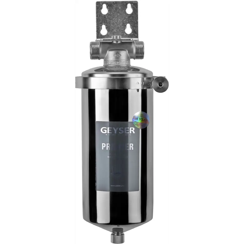 Фото Корпус фильтра Гейзер BB10 для ХВС 1" НР нержавеющая сталь Фото Корпус фильтра Гейзер BB10 для ХВС 1" НР нержавеющая сталь