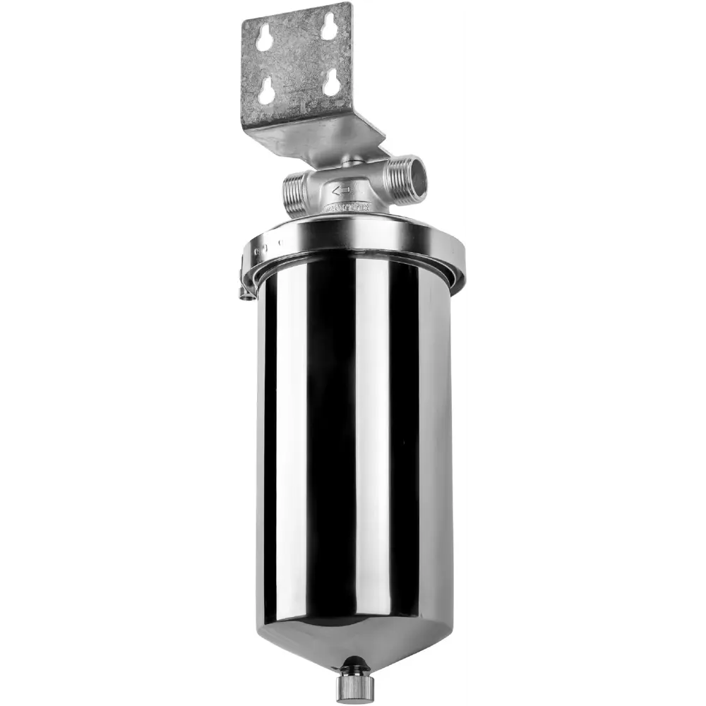Фото 4 Корпус фильтра Гейзер BB10 для ХВС 1" НР нержавеющая сталь Фото 4 Корпус фильтра Гейзер BB10 для ХВС 1" НР нержавеющая сталь