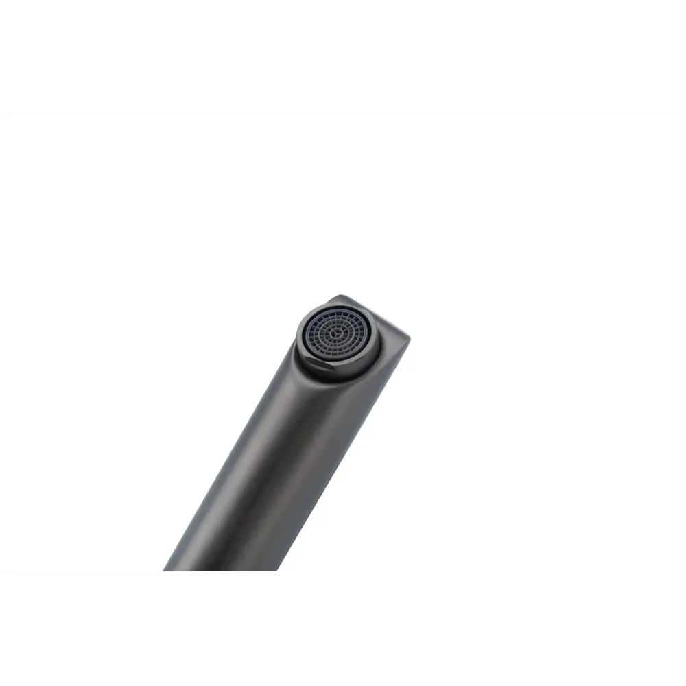 Фото 2 Смеситель для раковины Frap F10801-9 однорычажный цвет оружейная сталь Фото 2 Смеситель для раковины Frap F10801-9 однорычажный цвет оружейная сталь