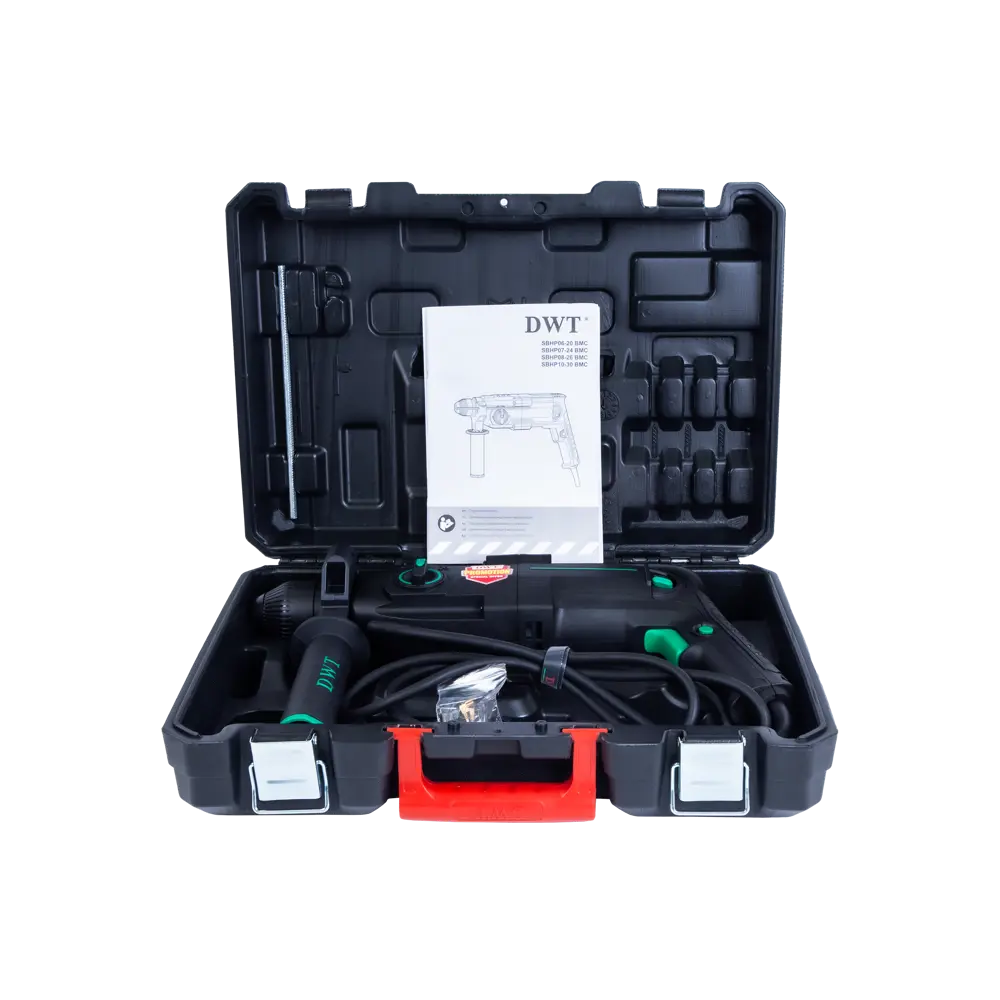 Фото 6 Перфоратор сетевой SDS Plus Dwt SBHP08-26 BMC, 800 Вт, 2.8 Дж