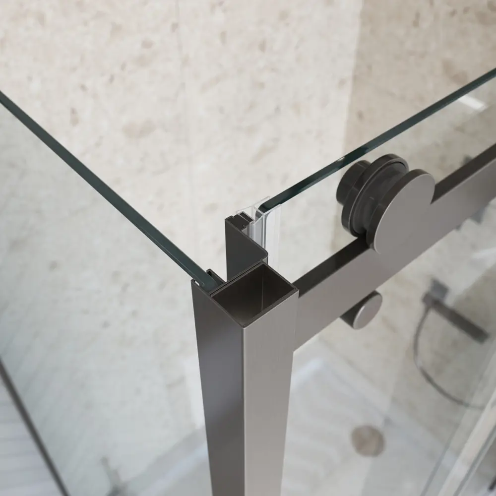 Фото 4 Душевой уголок Belbagno MARINO MARINO-2-AH-1-110/90-C-GM прямоугольная 110x90см никелированный профиль эффект стекла прозрачный Фото 4 Душевой уголок Belbagno MARINO MARINO-2-AH-1-110/90-C-GM прямоугольная 110x90см никелированный профиль эффект стекла прозрачный