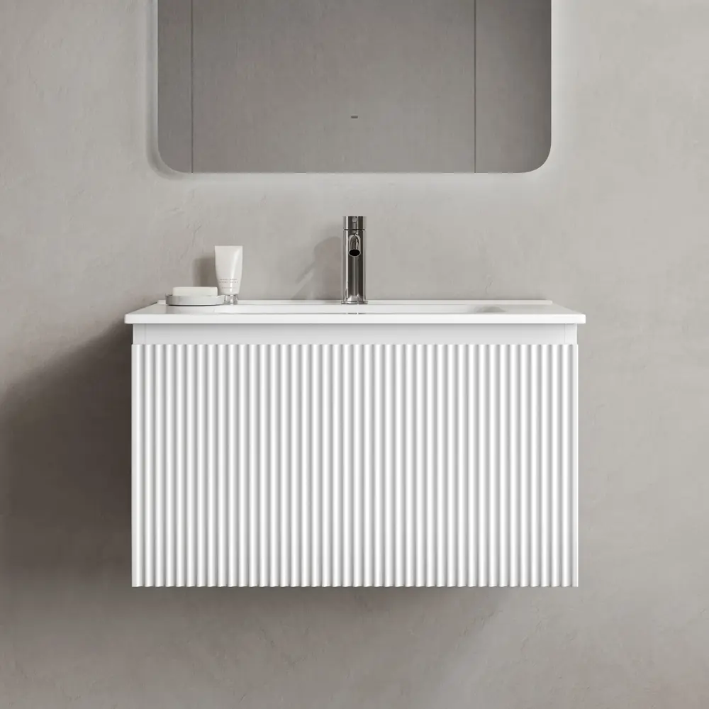 Фото 4 Тумба под раковину подвесная Sancos SNR1.070W 69см цвет bianco Фото 4 Тумба под раковину подвесная Sancos SNR1.070W 69см цвет bianco