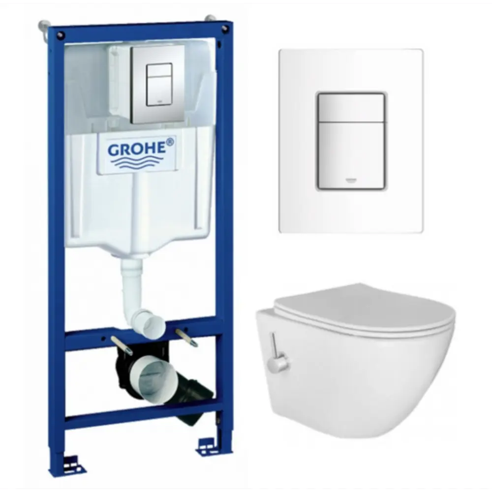Фото Комплект инсталляция Grohe Rapid SL 38772001 унитаз Esbano Teruel-WBN безободковый с функцией биде Фото Комплект инсталляция Grohe Rapid SL 38772001 унитаз Esbano Teruel-WBN безободковый с функцией биде