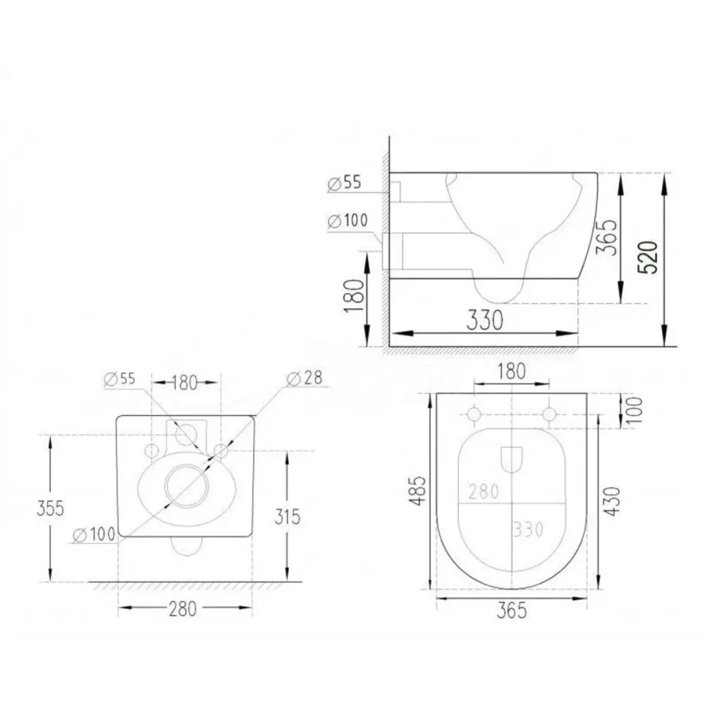 Фото 4 Комплект инсталляция Grohe Rapid SL 38772001 унитаз Esbano Teruel-WBN безободковый с функцией биде Фото 4 Комплект инсталляция Grohe Rapid SL 38772001 унитаз Esbano Teruel-WBN безободковый с функцией биде