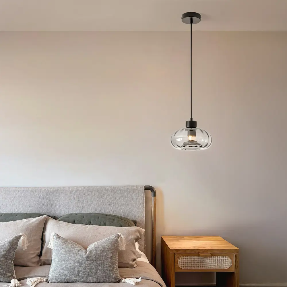 Фото 11 Светильник подвесной Glans 1 лампа 3 м² цвет черный/серый Фото 11 Светильник подвесной Glans 1 лампа 3 м² цвет черный/серый