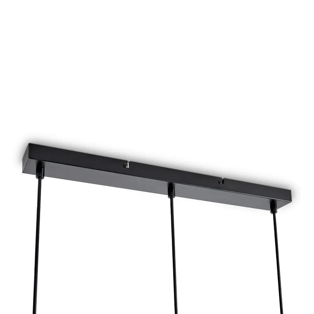 Фото 5 Светильник подвесной Glans 3 лампы 10 м² цвет черный/серый Фото 5 Светильник подвесной Glans 3 лампы 10 м² цвет черный/серый