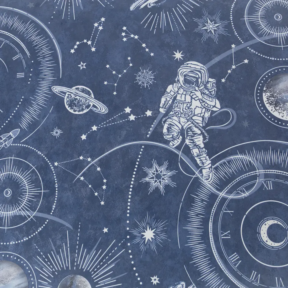 Фото 2 Обои флизелиновые Palitra Home Cosmo синие 1.06 м HC72576-66 Фото 2 Обои флизелиновые Palitra Home Cosmo синие 1.06 м HC72576-66