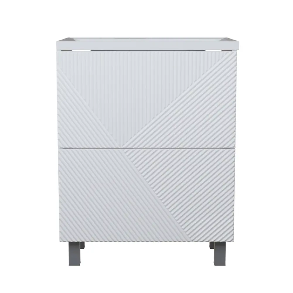 Фото Тумба под раковину напольная Mixline Вектор 554823 64см цвет белый