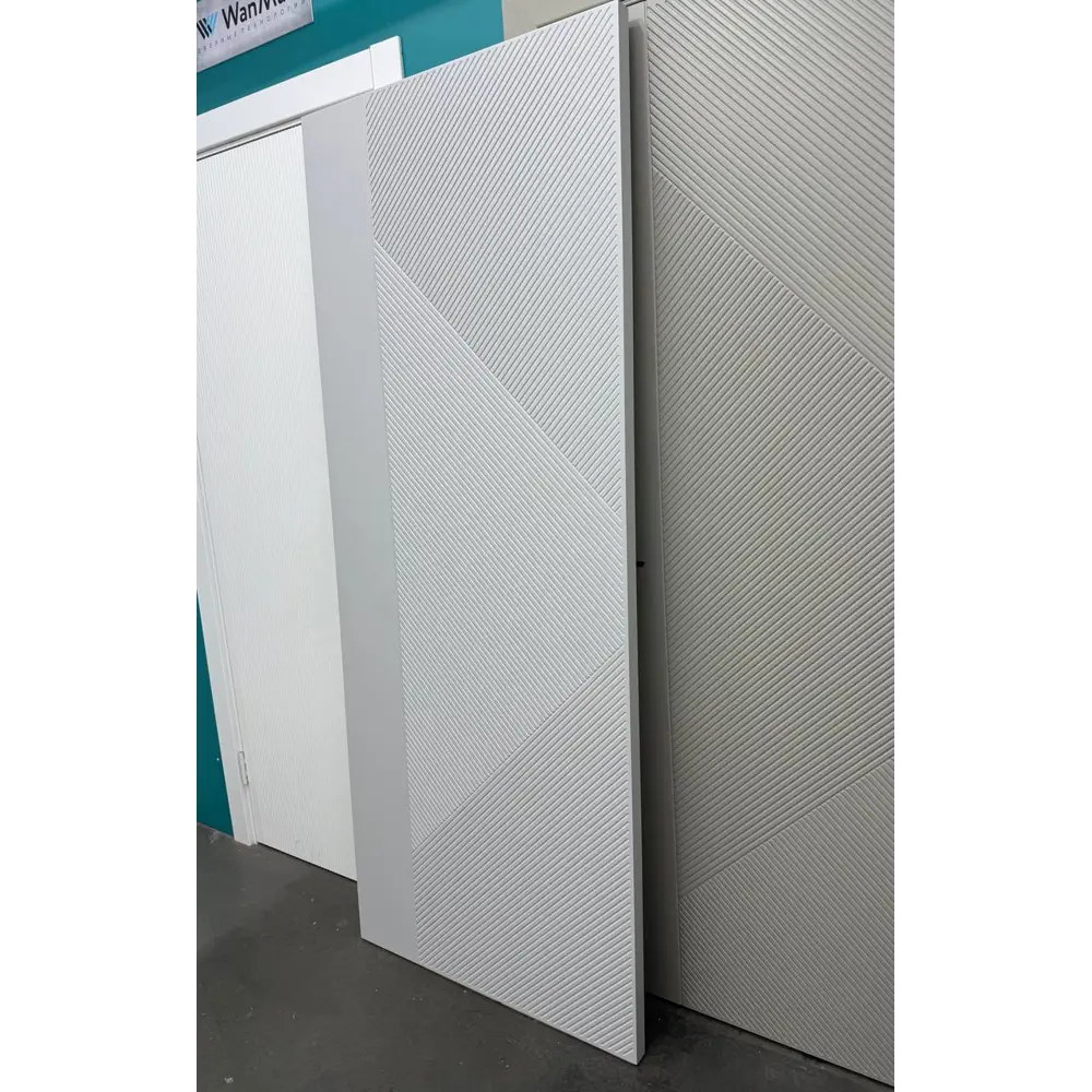 Фото 5 Комплект межкомнатной двери Wanmark Синди-13 глухая 190x60см эмаль цвет тон 7047 с коробом и наличниками Фото 5 Комплект межкомнатной двери Wanmark Синди-13 глухая 190x60см эмаль цвет тон 7047 с коробом и наличниками