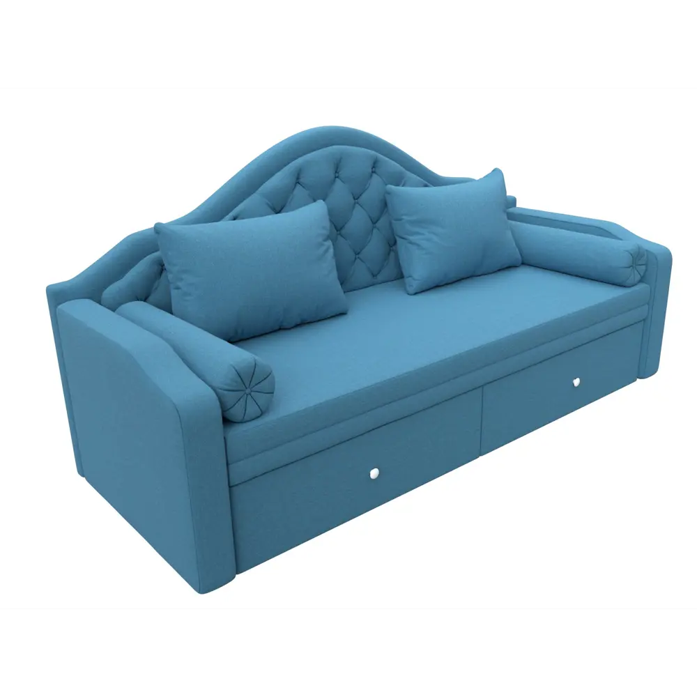 Фото 6 Диван детский прямой Сойер Лига диванов 123172 210x111x84 см рогожка цвет амур 10 голубой Фото 6 Диван детский прямой Сойер Лига диванов 123172 210x111x84 см рогожка цвет амур 10 голубой