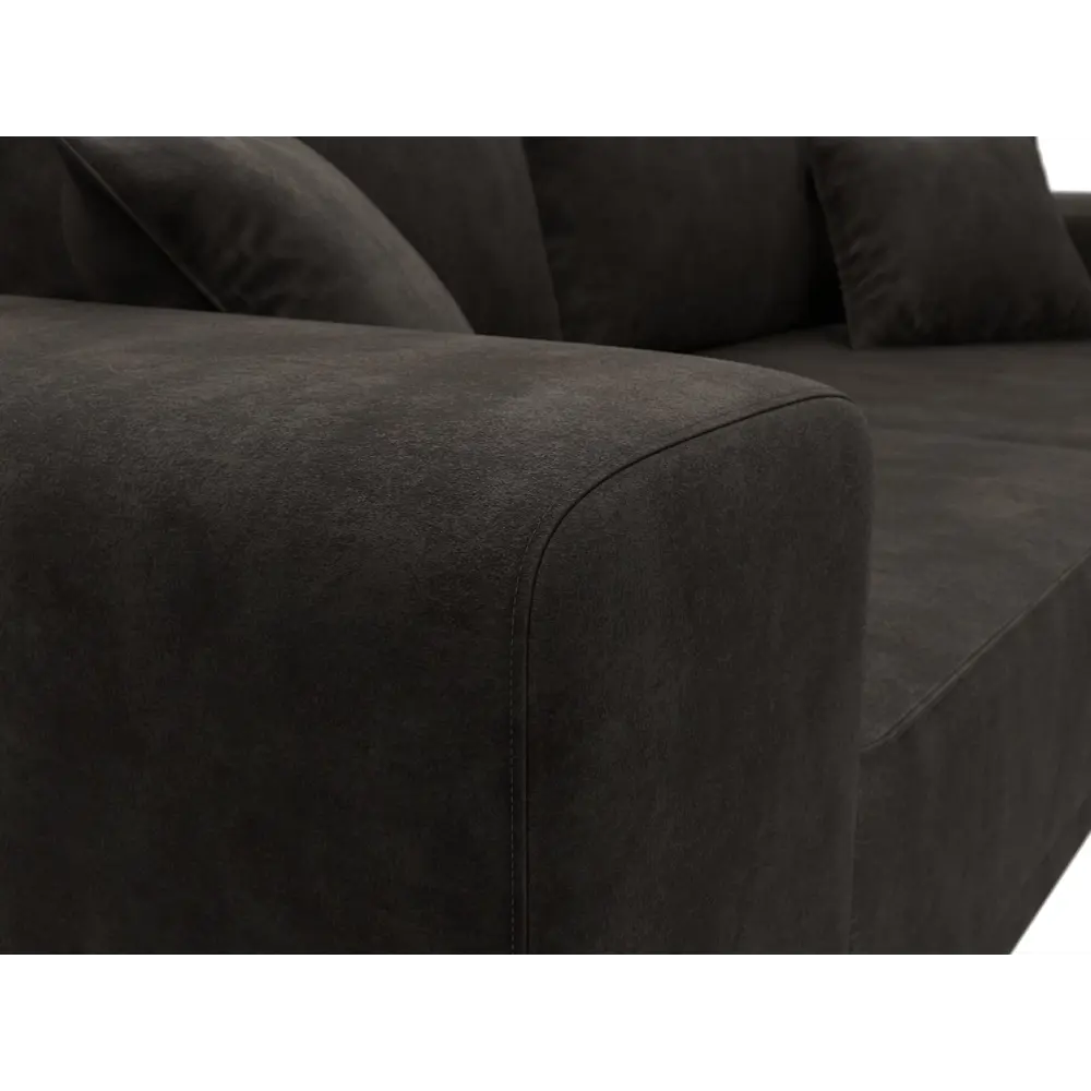 Фото 3 Диван прямой Льюес Лига диванов 126691 225x87x103 см велюр цвет brut 17 коричневый Фото 3 Диван прямой Льюес Лига диванов 126691 225x87x103 см велюр цвет brut 17 коричневый