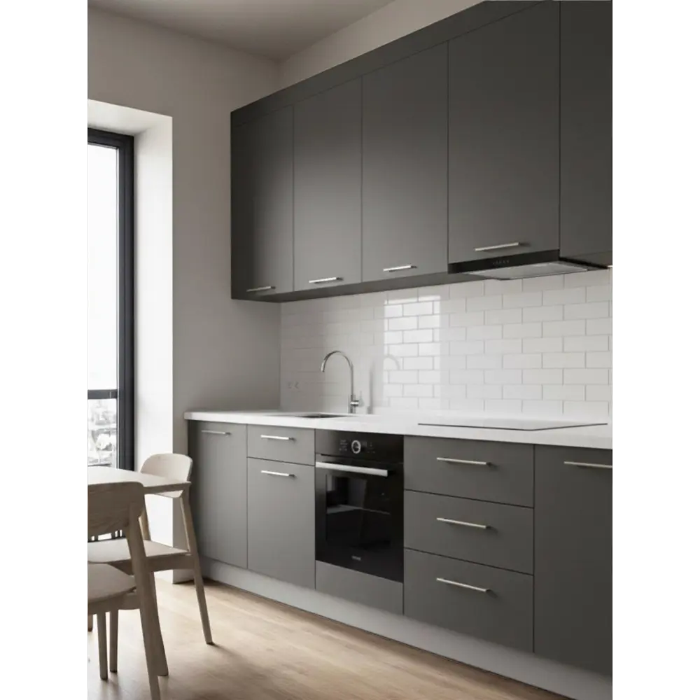 Фото 11 Мебельная панель ЛДСП Увадрев 300x1000x18 мм цвет графит кромка ПВХ со всех сторон Фото 11 Мебельная панель ЛДСП Увадрев 300x1000x18 мм цвет графит кромка ПВХ со всех сторон