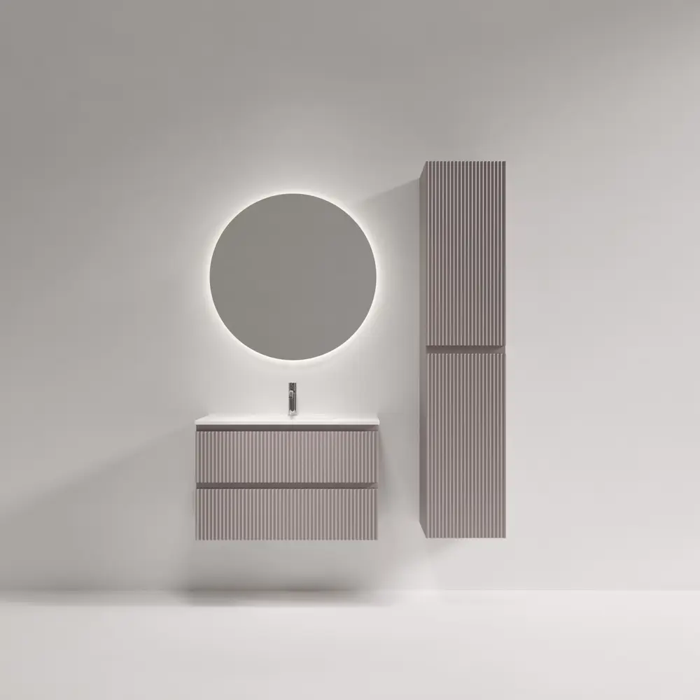 Фото 2 Тумба под раковину подвесная Sancos Snob R SNR80/39SM 79см цвет doha soft Фото 2 Тумба под раковину подвесная Sancos Snob R SNR80/39SM 79см цвет doha soft