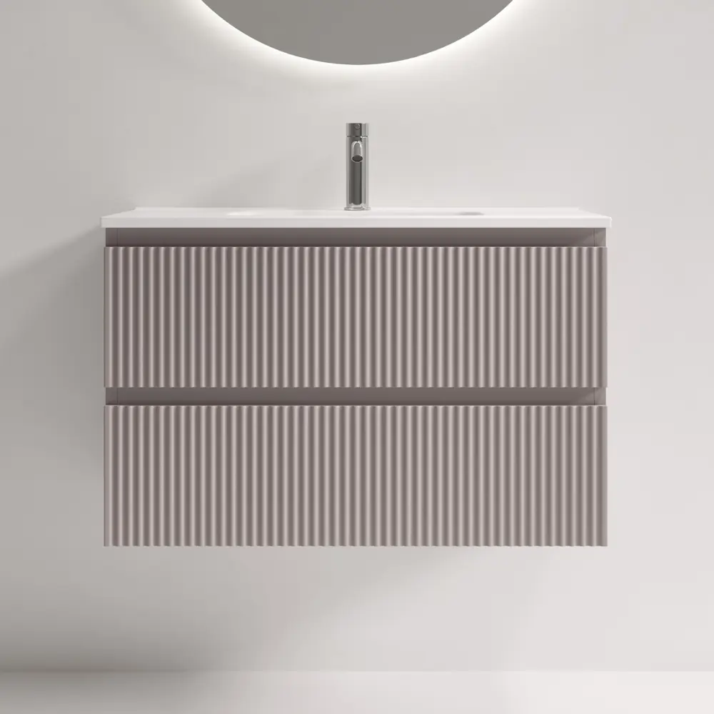 Фото 5 Тумба под раковину подвесная Sancos Snob R SNR80/39SM 79см цвет doha soft Фото 5 Тумба под раковину подвесная Sancos Snob R SNR80/39SM 79см цвет doha soft