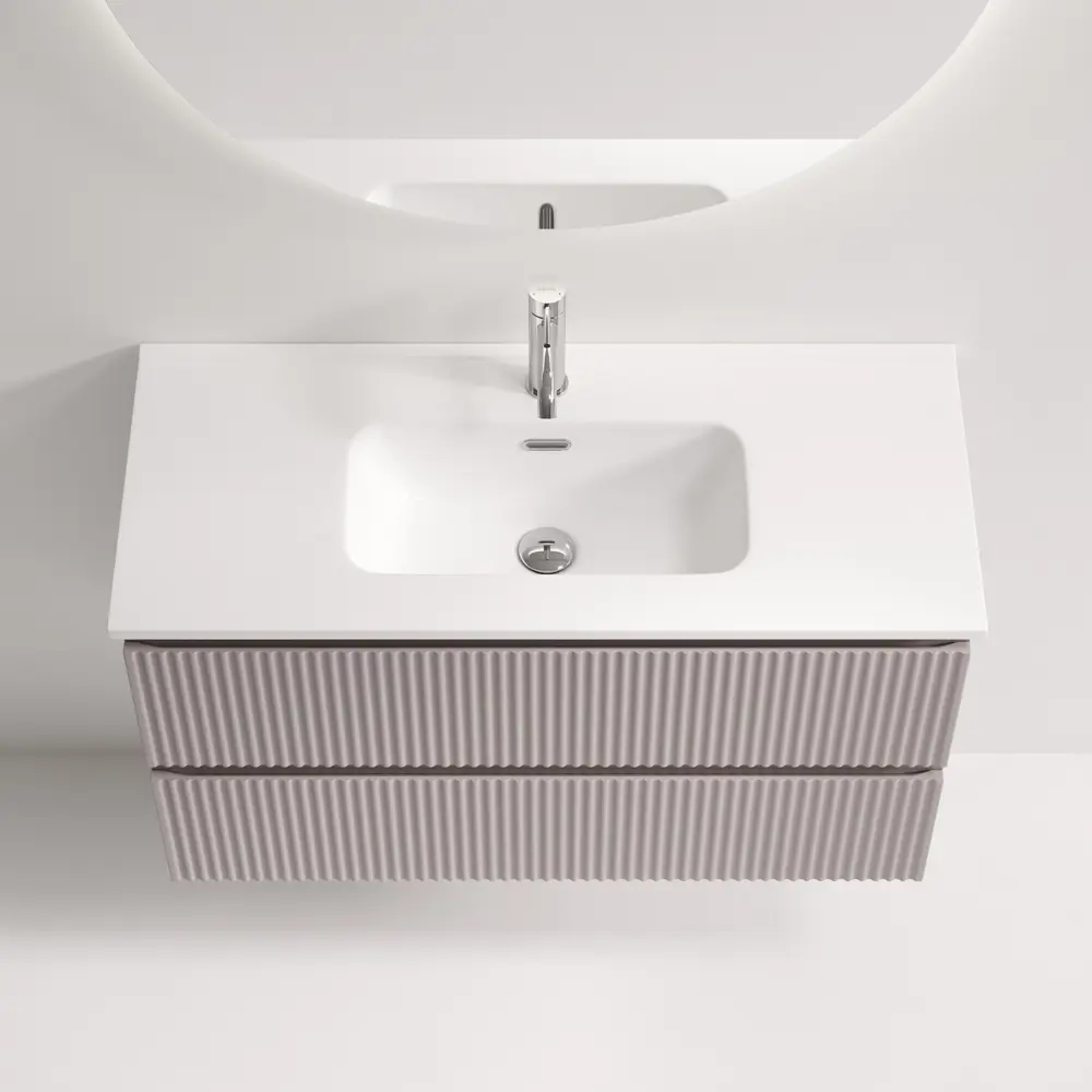 Фото 6 Тумба под раковину подвесная Sancos Snob R SNR90/39SM 89см цвет doha soft Фото 6 Тумба под раковину подвесная Sancos Snob R SNR90/39SM 89см цвет doha soft