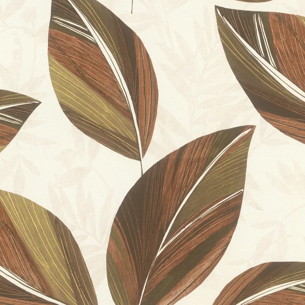 Фото Обои флизелиновые Rasch Allegretto 0.53 м цвет зеленый;коричневый;темно-коричневый;кремовый 792010_92587274 Фото Обои флизелиновые Rasch Allegretto 0.53 м цвет зеленый;коричневый;темно-коричневый;кремовый 792010_92587274