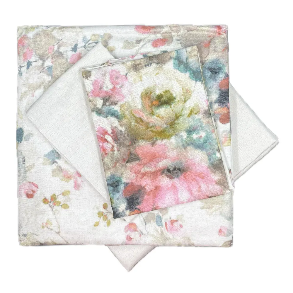 Фото 2 Комплект постельного белья Tac Digital сатин евро наволочки 50 x 70- 4 шт цвет розовый