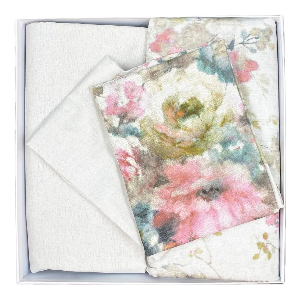 Фото 3 Комплект постельного белья Tac Digital сатин евро наволочки 50 x 70- 4 шт цвет розовый