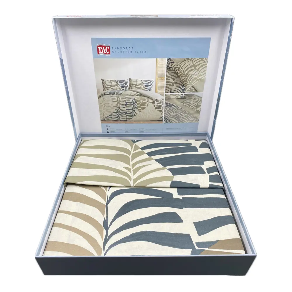 Фото 2 Комплект постельного белья Tac Rainforce ранфорс евро наволочки 50 x 70- 2 шт цвет кофе