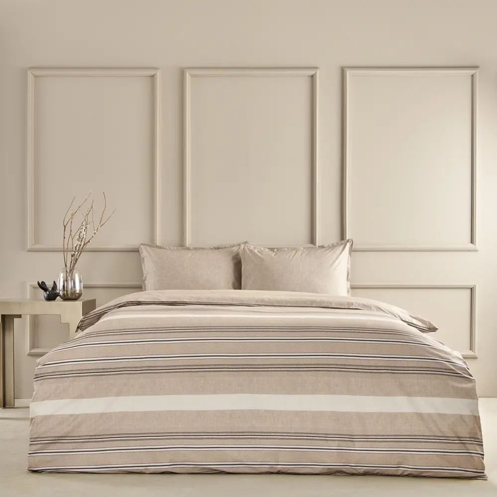 Фото 3 Комплект постельного белья TAC Ranforce Perle евро ранфорс 4616-97026