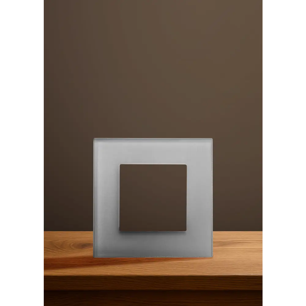 Фото 7 Рамка для розеток и выключателей Vell GY1P-GL 1 пост цвет серый