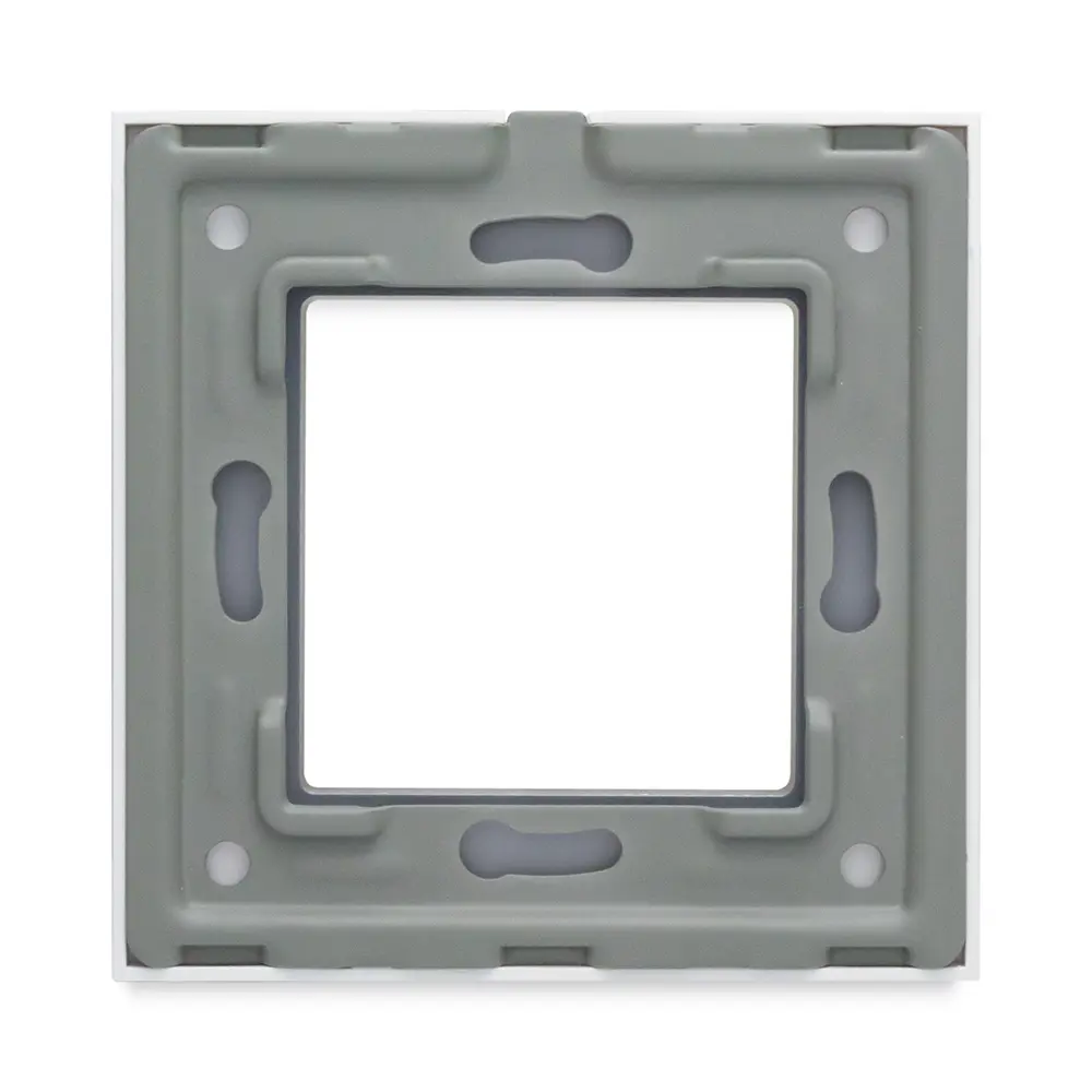 Фото 2 Рамка для розеток и выключателей Vell WH1P-GL 1 пост цвет белый