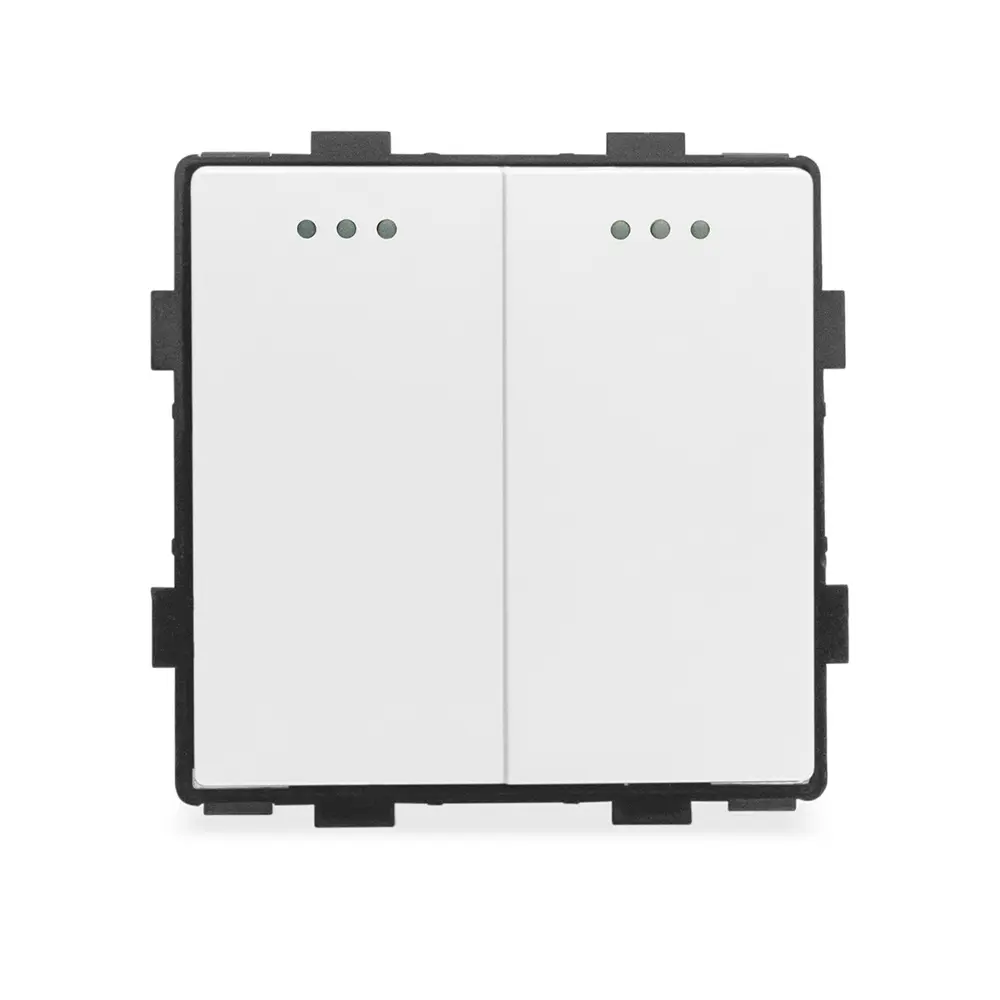 Фото Выключатель встраиваемый Vell 1379046 1 клавиша цвет белый