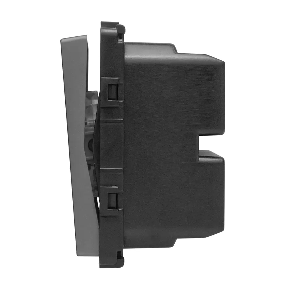 Фото 3 Выключатель встраиваемый Vell 1379032 1 клавиша цвет серый