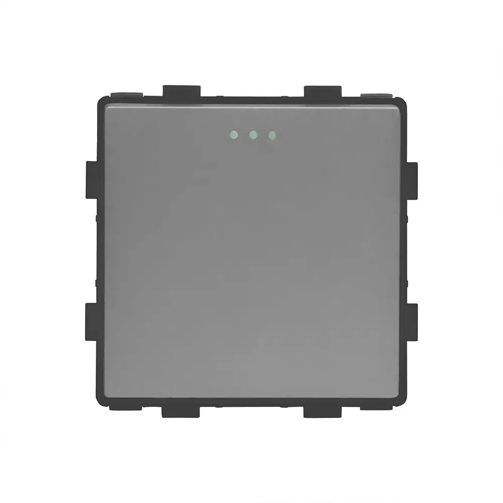 Фото Выключатель встраиваемый Vell 1379052 1 клавиша цвет серый Фото Выключатель встраиваемый Vell 1379052 1 клавиша цвет серый