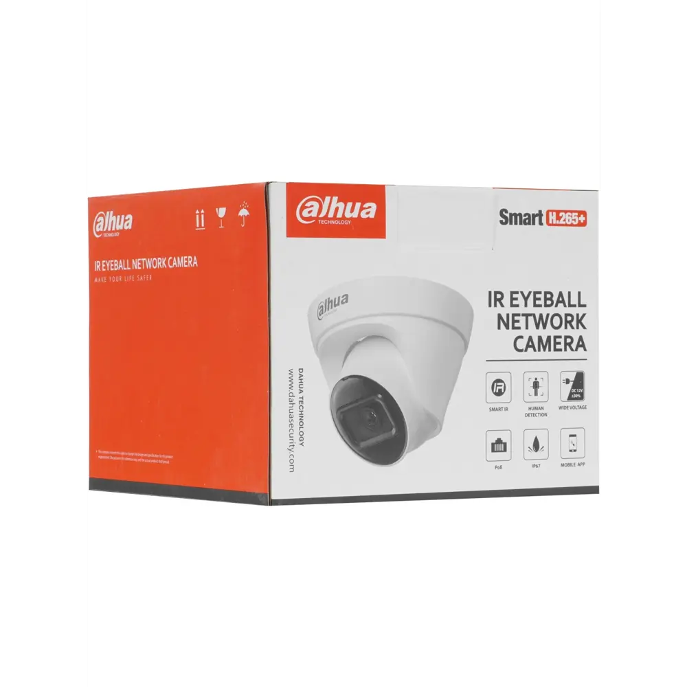 Фото 9 Видеокамера IP Dahua DH-IPC-HDW1431T1P-0360B-S6 3.6-3.6 мм белая Фото 9 Видеокамера IP Dahua DH-IPC-HDW1431T1P-0360B-S6 3.6-3.6 мм белая