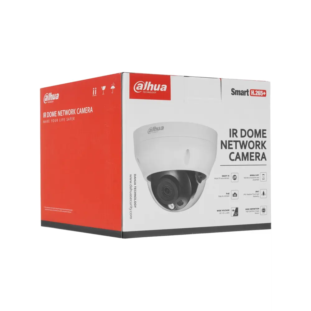 Фото 8 Видеокамера IP Dahua DH-IPC-HDPW1431R1P-0280B-S4 2.8-2.8 мм белая Фото 8 Видеокамера IP Dahua DH-IPC-HDPW1431R1P-0280B-S4 2.8-2.8 мм белая