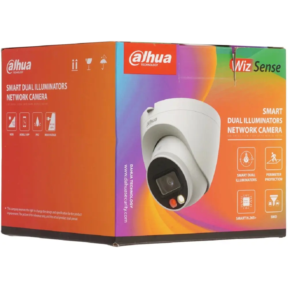 Фото 8 Видеокамера IP Dahua DH-IPC-HDW2849TP-S-IL-0360B 3.6-3.6 мм белая Фото 8 Видеокамера IP Dahua DH-IPC-HDW2849TP-S-IL-0360B 3.6-3.6 мм белая