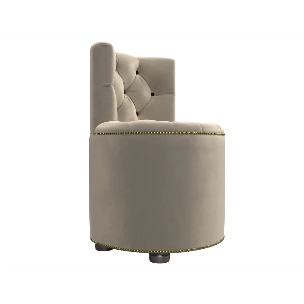 Фото 3 Пуф Саваж Лига диванов 29296 52x77x52 см микровельвет цвет бежевый Фото 3 Пуф Саваж Лига диванов 29296 52x77x52 см микровельвет цвет бежевый