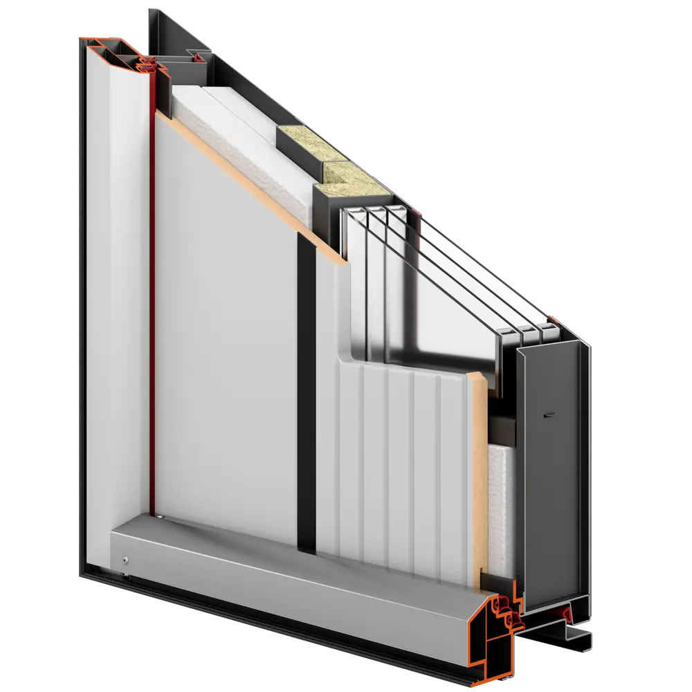 Фото 19 Дверь входная металлическая в частный дом со стеклопакетом