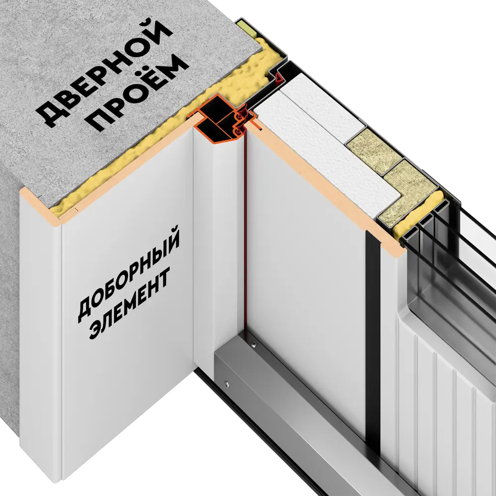 Фото 20 Дверь входная металлическая в частный дом со стеклопакетом