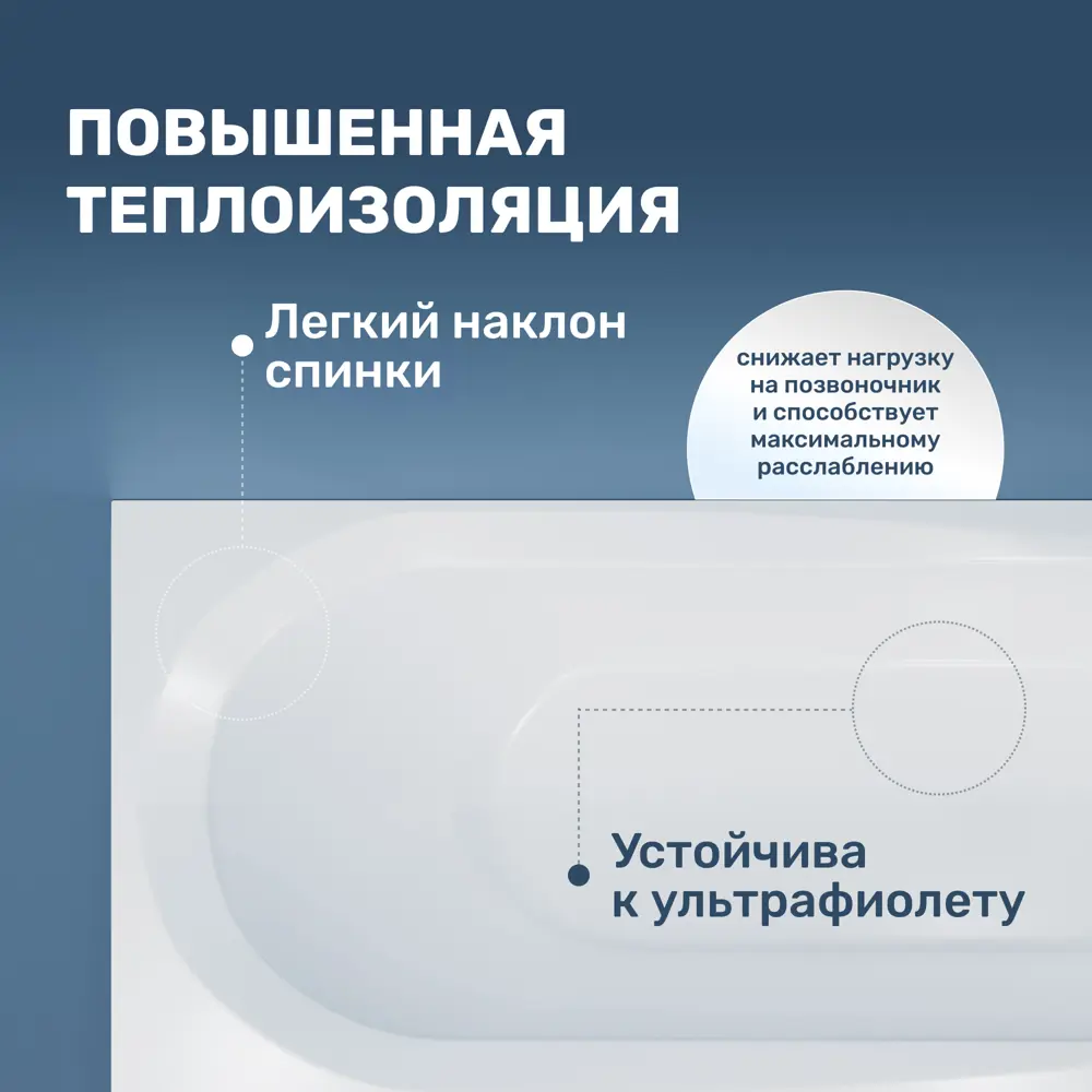 Фото 4 Ванна Vincea VBT-2B150-FR с каркасом 150x70x48 см акриловая цвет белый Фото 4 Ванна Vincea VBT-2B150-FR с каркасом 150x70x48 см акриловая цвет белый