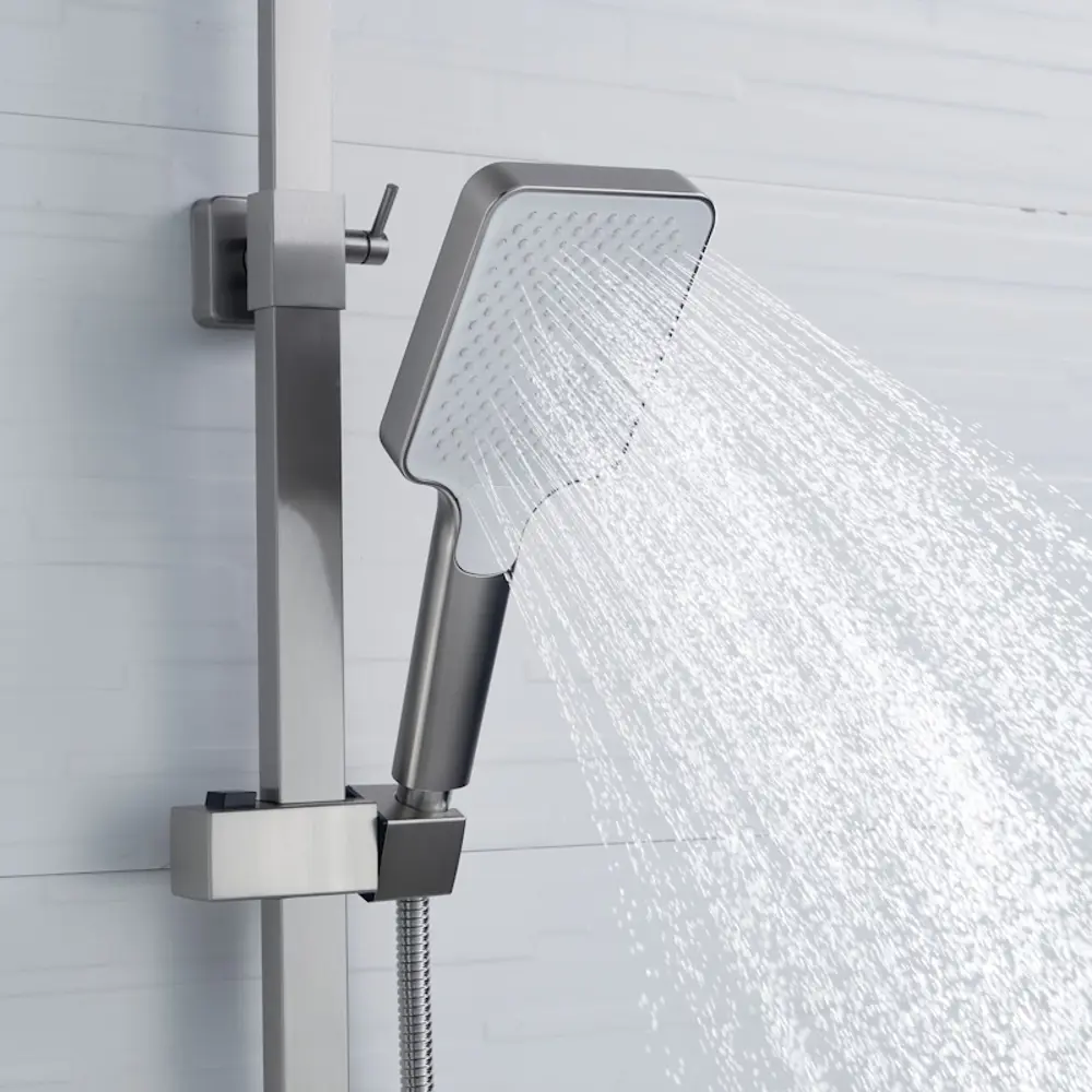 Фото 17 Душевая система Shevanik S7036L ручной душ 3 режимами работы цвет сатин Фото 17 Душевая система Shevanik S7036L ручной душ 3 режимами работы цвет сатин