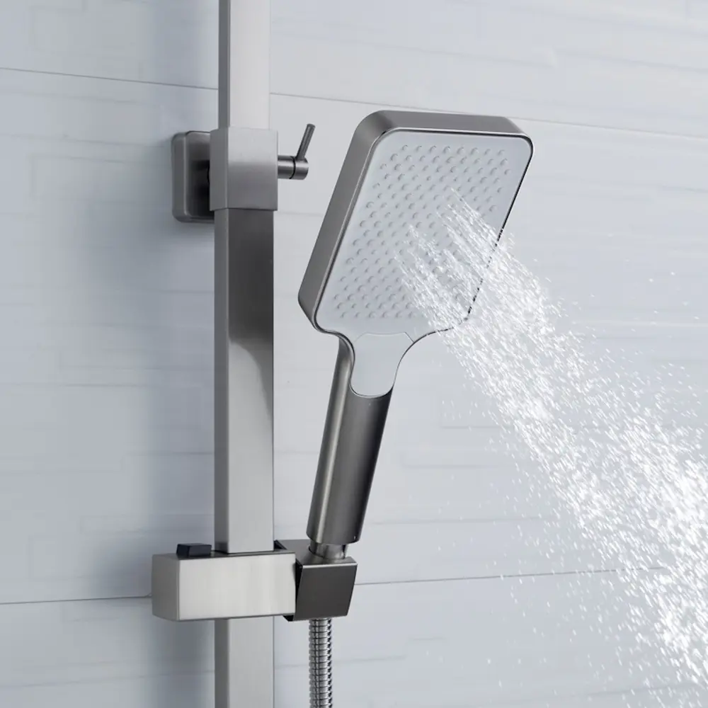 Фото 19 Душевая система Shevanik S7036L ручной душ 3 режимами работы цвет сатин Фото 19 Душевая система Shevanik S7036L ручной душ 3 режимами работы цвет сатин