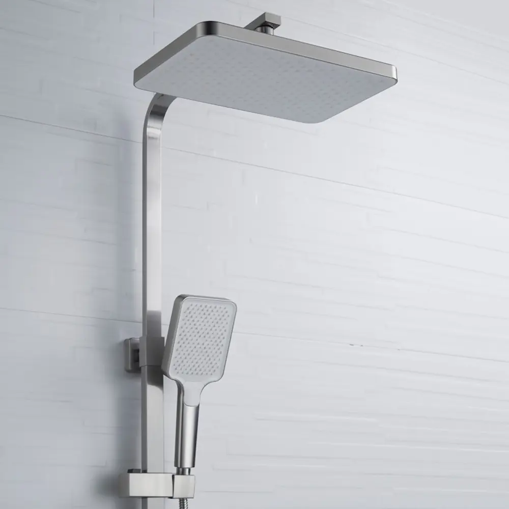 Фото 8 Душевая система Shevanik S7036L ручной душ 3 режимами работы цвет сатин Фото 8 Душевая система Shevanik S7036L ручной душ 3 режимами работы цвет сатин