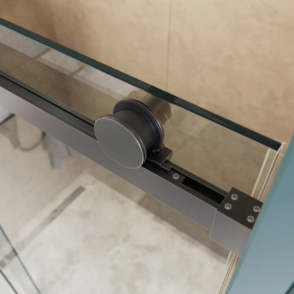 Фото 5 Душевая дверь Belbagno SOFT_CLOSE-2-BF-1-130-C-GM 130см эффект стекла прозрачный раздвижной Фото 5 Душевая дверь Belbagno SOFT_CLOSE-2-BF-1-130-C-GM 130см эффект стекла прозрачный раздвижной