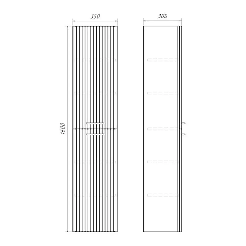 Фото 4 Пенал для ванной Comforty Ангара-35 35 см цвет дуб латте Фото 4 Пенал для ванной Comforty Ангара-35 35 см цвет дуб латте