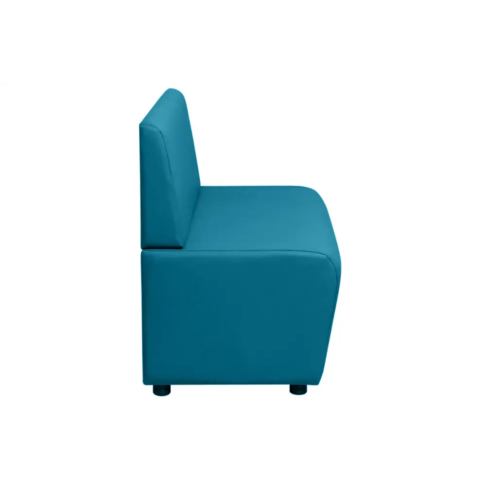 Фото 4 Диван прямой Лачи 100x77x55 см искусственная кожа цвет бирюзовый