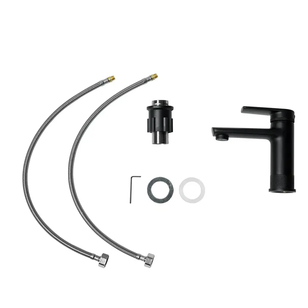 Фото 7 Смеситель для раковины Royce Queen RCM-120101BL однорычажный цвет черный матовый Фото 7 Смеситель для раковины Royce Queen RCM-120101BL однорычажный цвет черный матовый