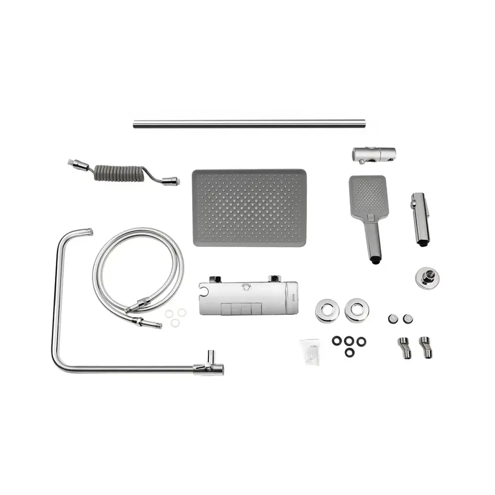 Фото 9 Душевая система Royce Abby RCS-110304CR с гигиеническим душем 1 режимная цвет хром Фото 9 Душевая система Royce Abby RCS-110304CR с гигиеническим душем 1 режимная цвет хром