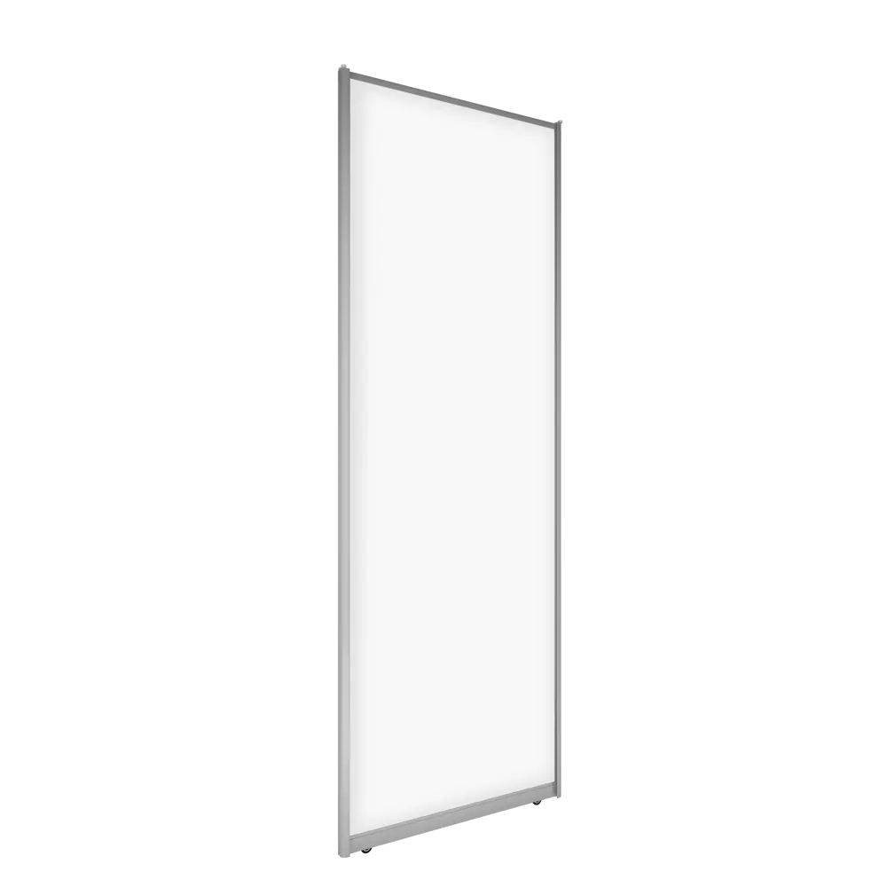 Фото 2 Дверь-купе 225.5x70.4 см МДФ цвет белый/серый Фото 2 Дверь-купе 225.5x70.4 см МДФ цвет белый/серый