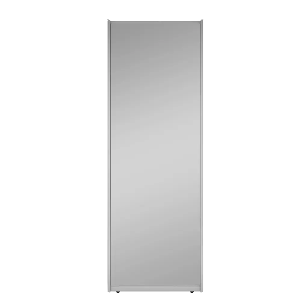 Фото Дверь-купе 255.5x90.4 см зеркало цвет серебристый Фото Дверь-купе 255.5x90.4 см зеркало цвет серебристый